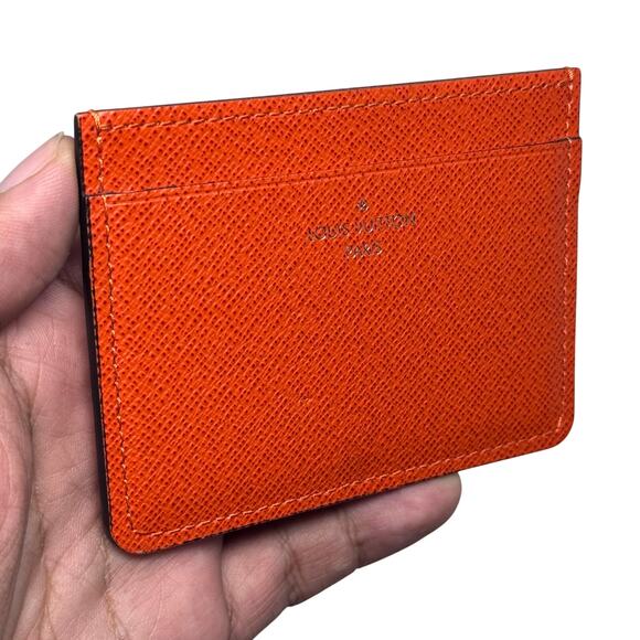 Louis Vuitton Orange Cardholder Wallet - Picture 6 of 9